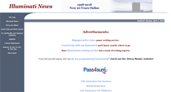 Desktop Screenshot of illuminati-news.com